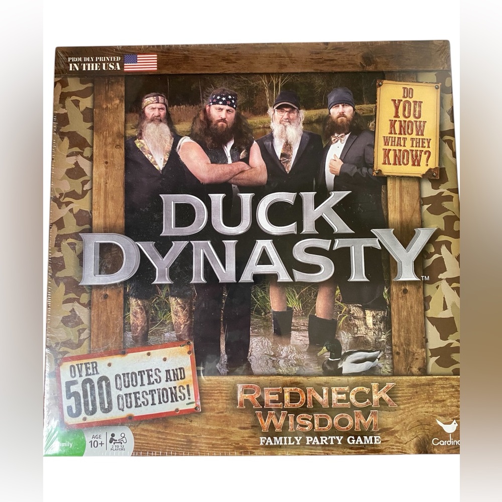 Duck Dynasty Redneck Wisdom Family Party Game New